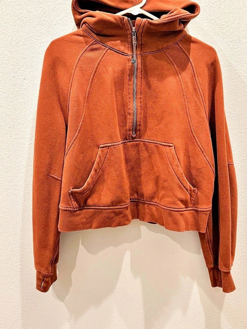lululemon Scuba Oversized Half-Zip Hoodie Brown Medium